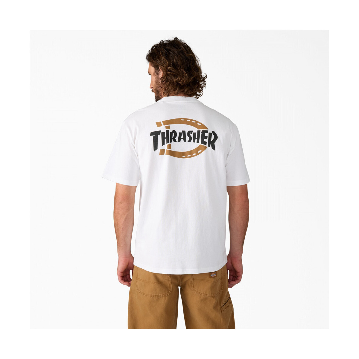Dickies  Thrasher x  tee ss graphic  Bílá