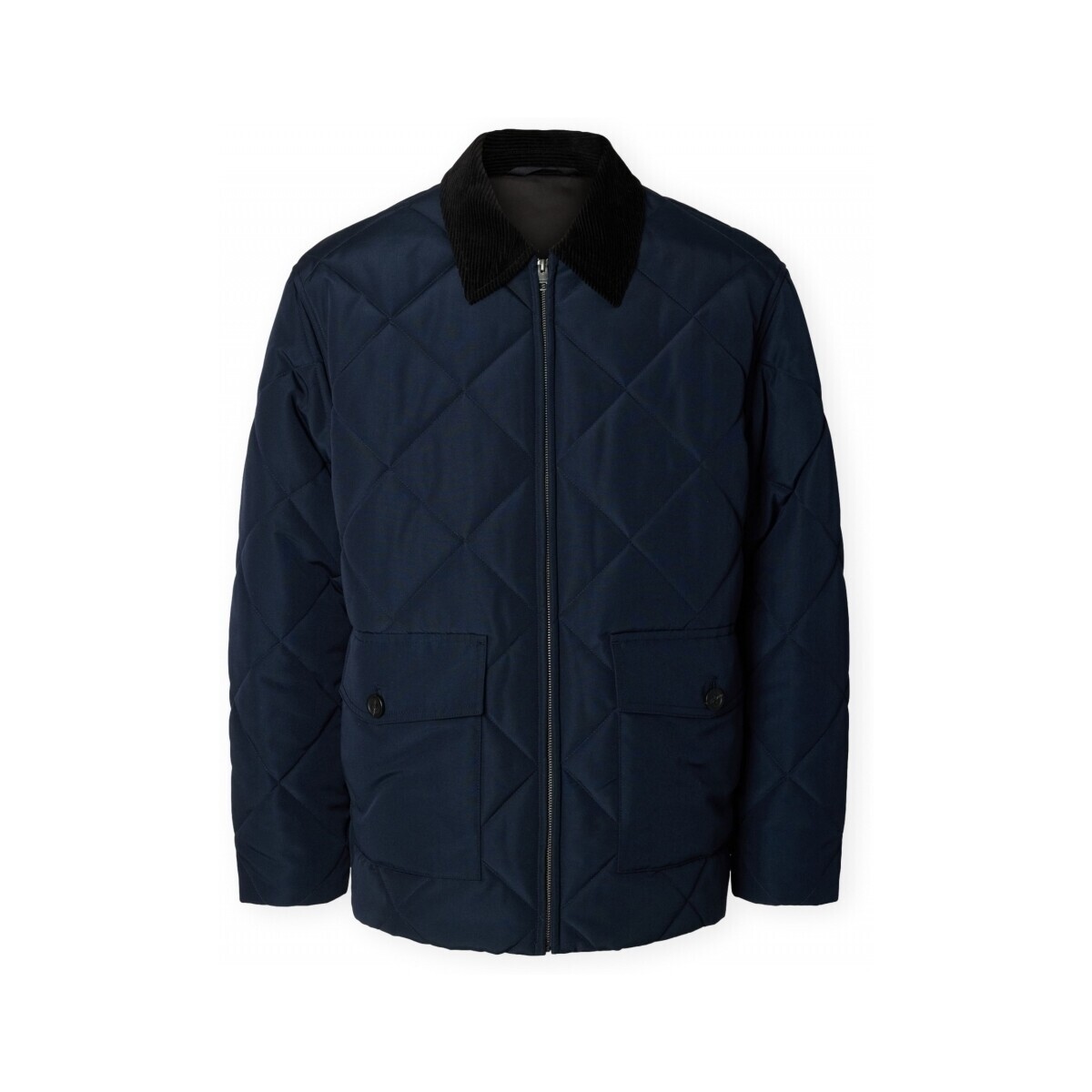 Selected  Carlos Jacket - Sky Captain  Modrá