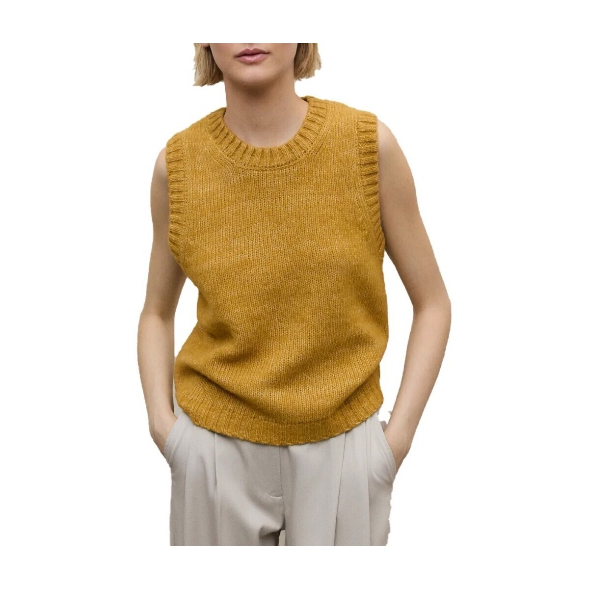 Ecoalf  MAPLE KNIT WOMAN  Žlutá