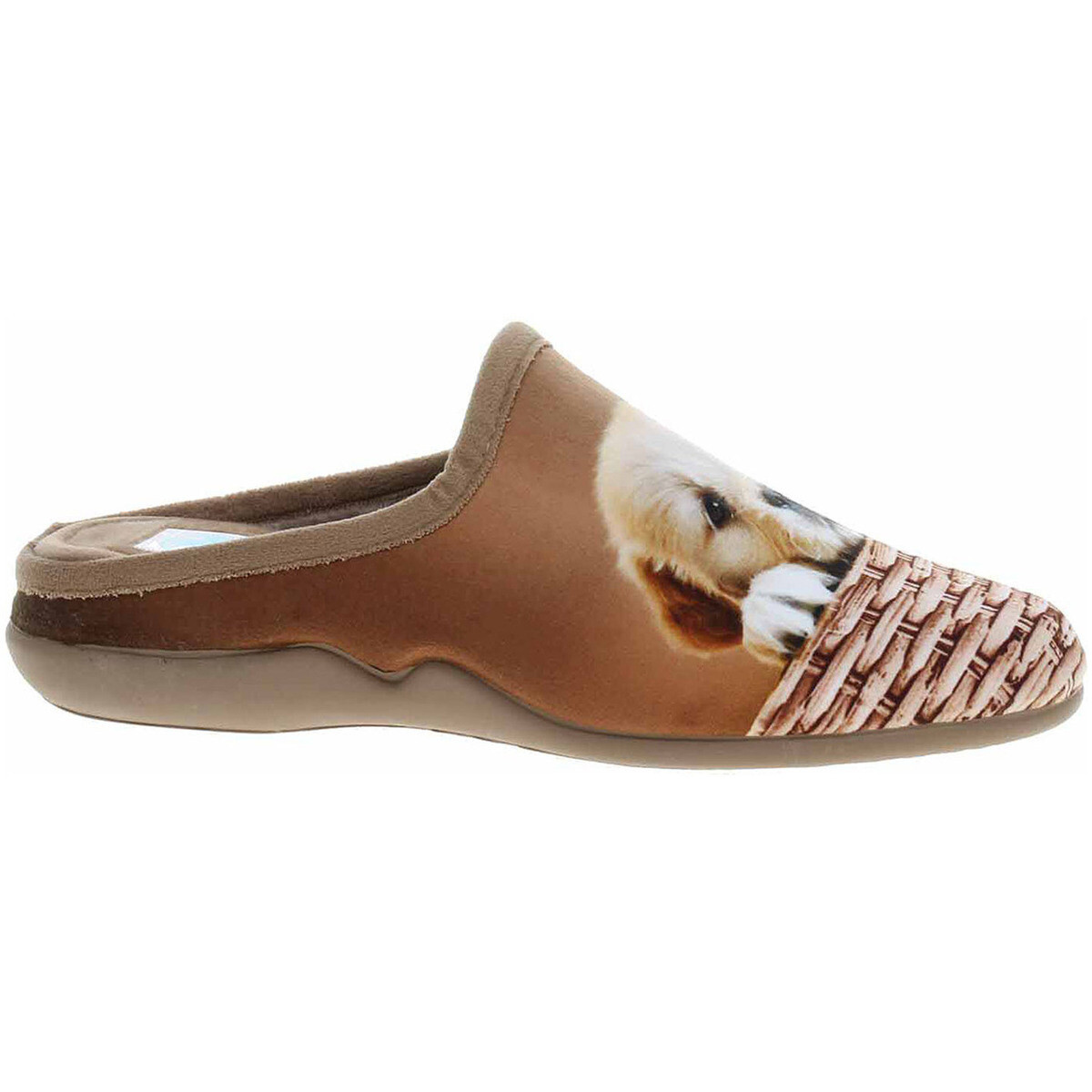 Medi Line  Dámské domácí pantofle  140-025 hnědá  Hnědá