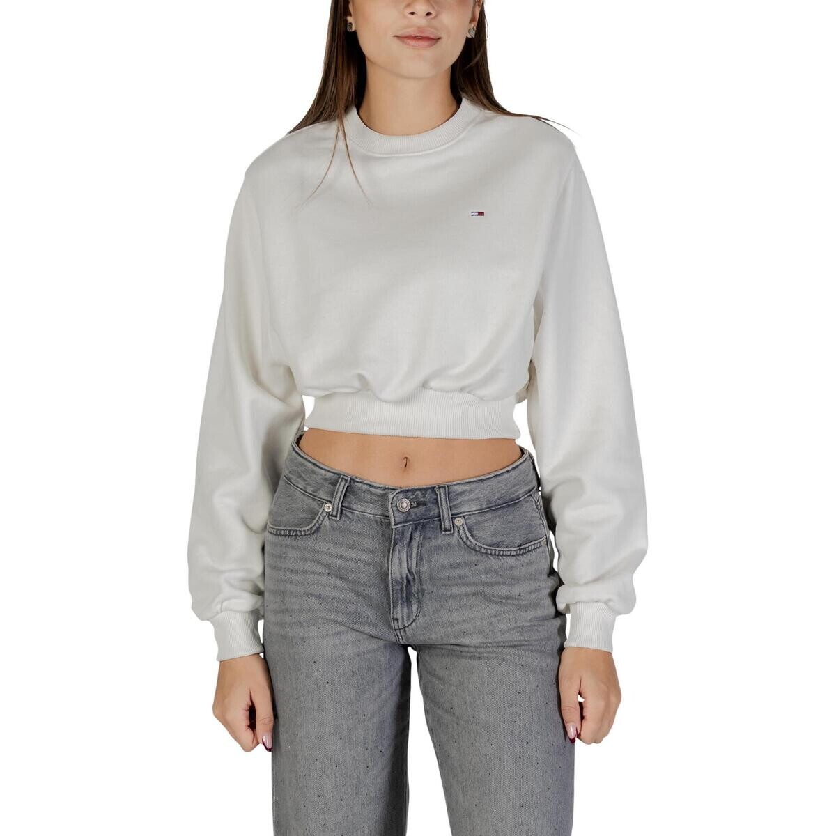 Tommy Hilfiger  TJW CRP S-FLAG CREW DW0DW21831  Bílá