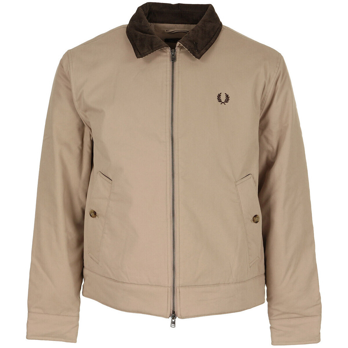 Fred Perry  Cotton Caban Jacket  Béžová