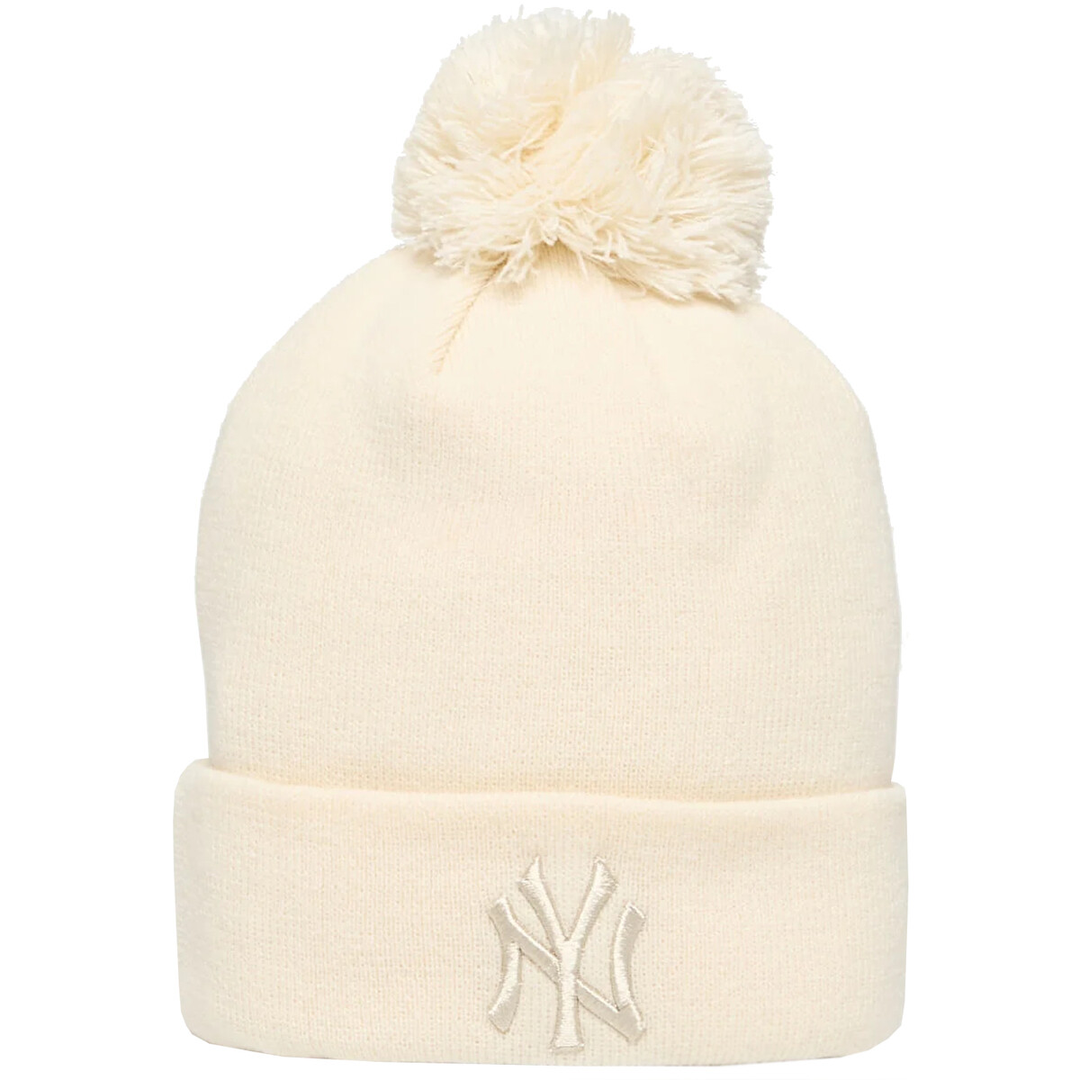 New-Era  Wmns Metallic Bobble Beanie New York Yankees Hat  Béžová