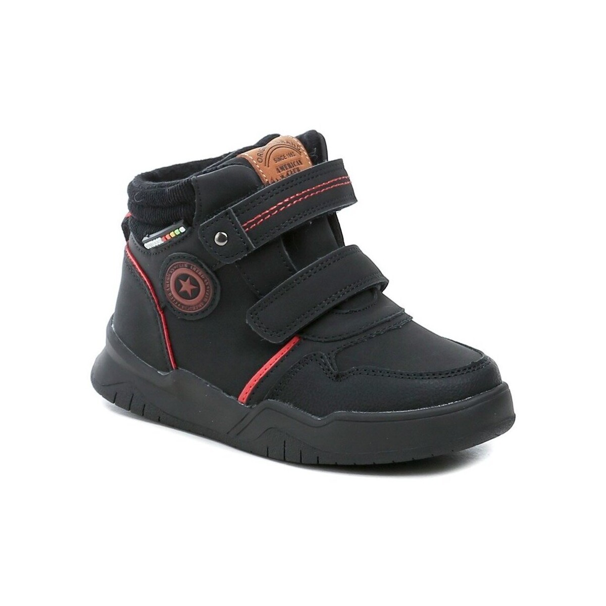 American Club  XD102 černé dětské zimní boty  Černá