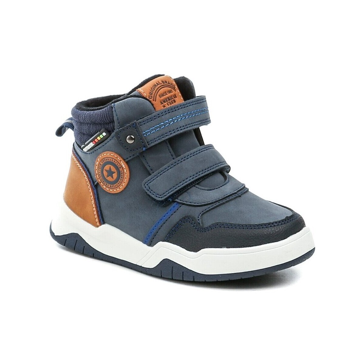 American Club  XD102 modré dětské zimní boty  Modrá