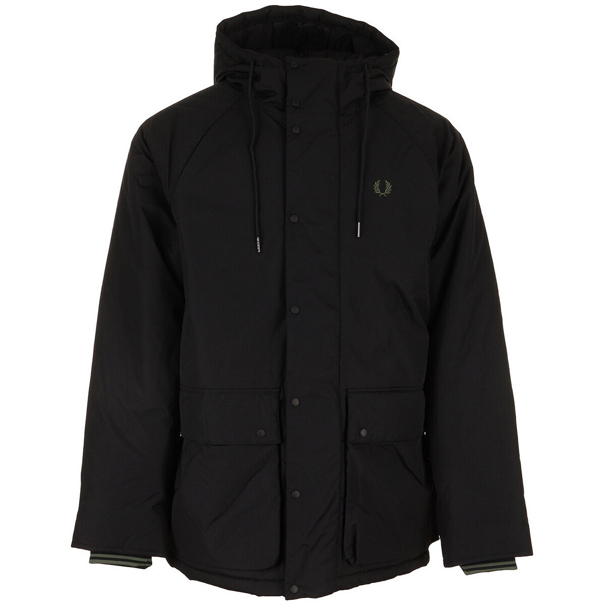 Fred Perry  Padded Zip Through  Černá