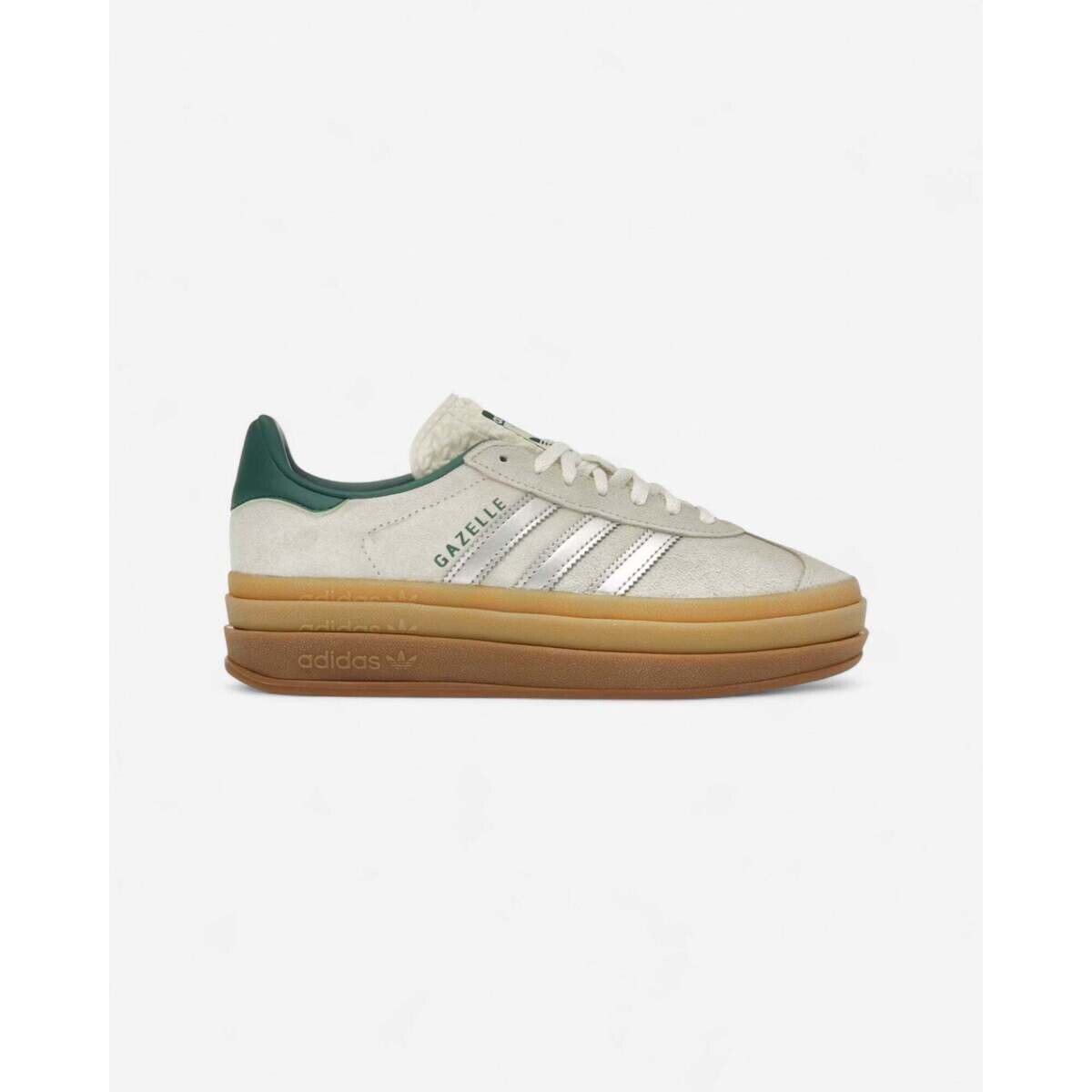 adidas  Gazelle Bold Off White Collegiate Green (Women's)  Béžová