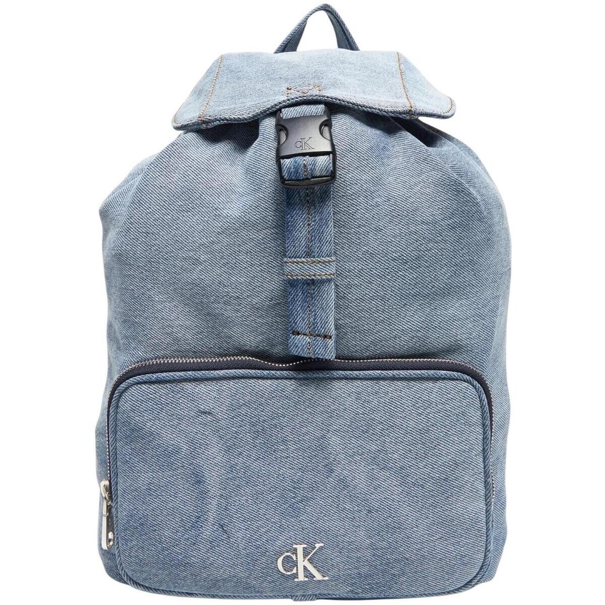 Calvin Klein Jeans  DENIM LUNA MINI FLAP BACKPACK LV04F3216G  Modrá
