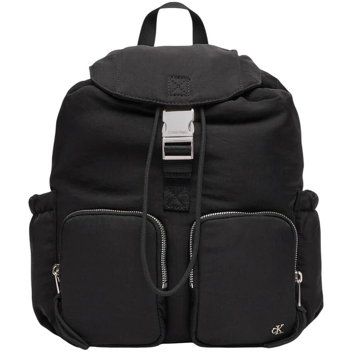 Calvin Klein Jeans  FLAP NYLON BACKPACK LV04K3214G  Černá