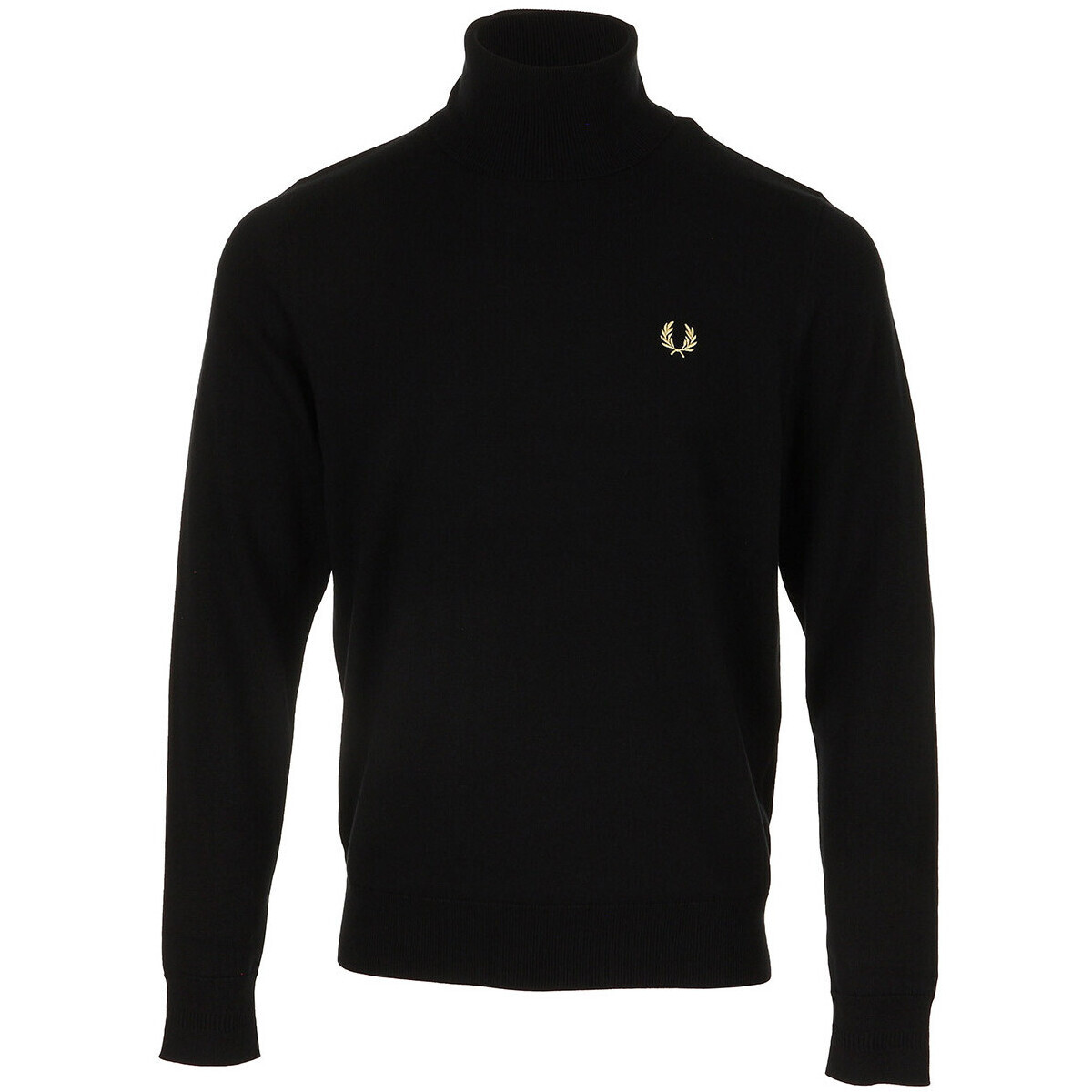 Fred Perry  Roll Neck Jumper  Černá