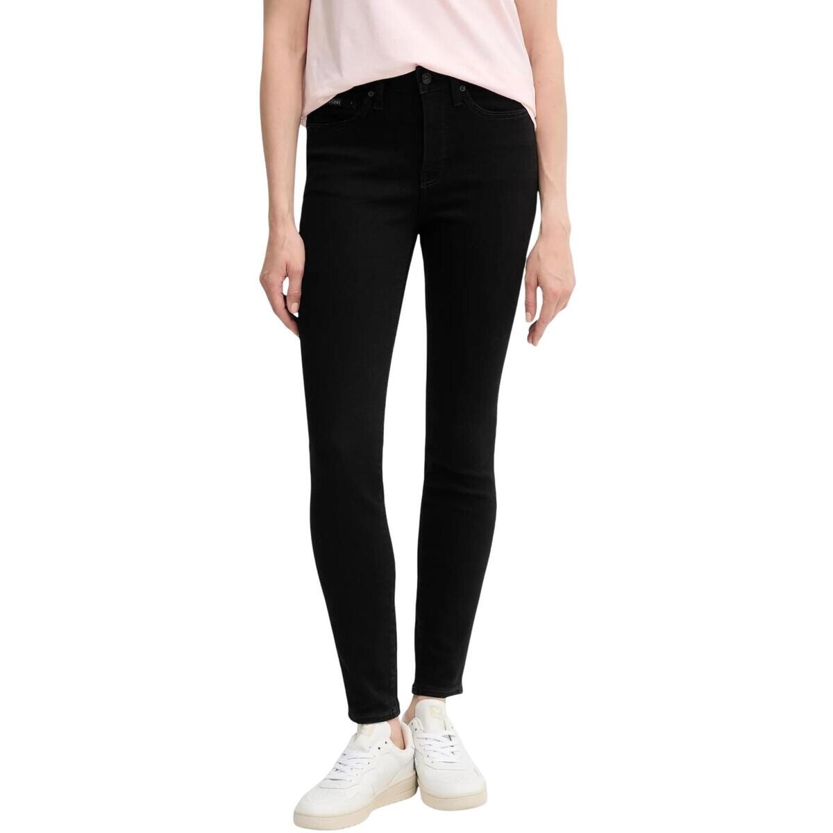 Calvin Klein Jeans  MID RISE SKINNY CK C LV047C777G  Černá