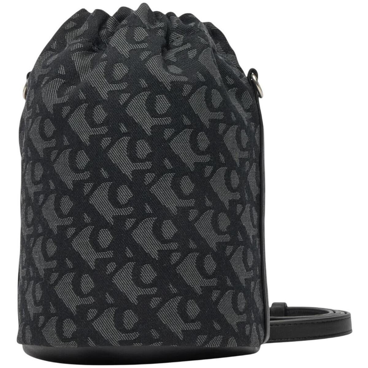 Calvin Klein Jeans  CKJ MONOGRAM BUCKET BAG LV04F3208G  Černá