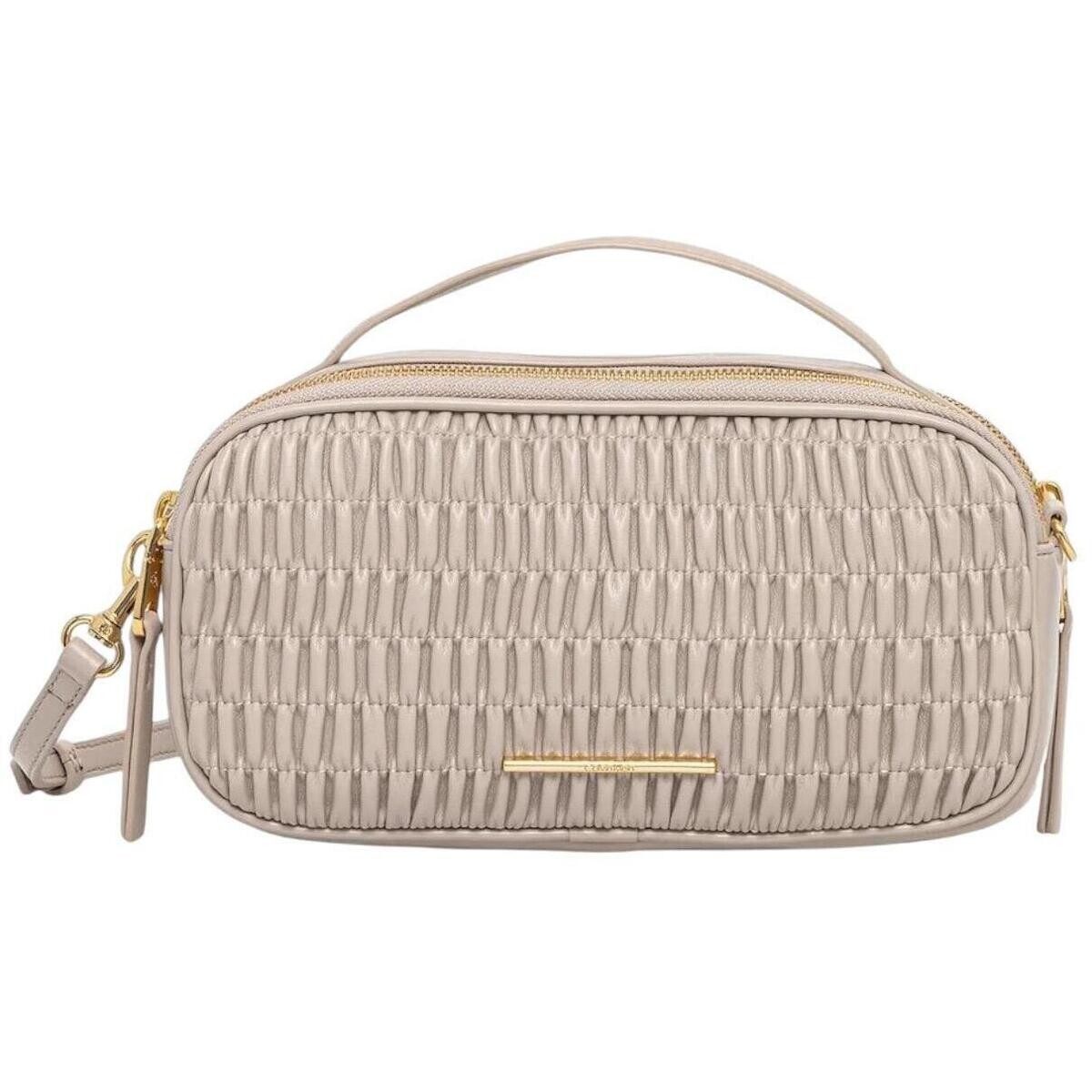 Calvin Klein Jeans  RUCHED CROSSBODY CAMERA BAG LV04K3184G  Hnědá