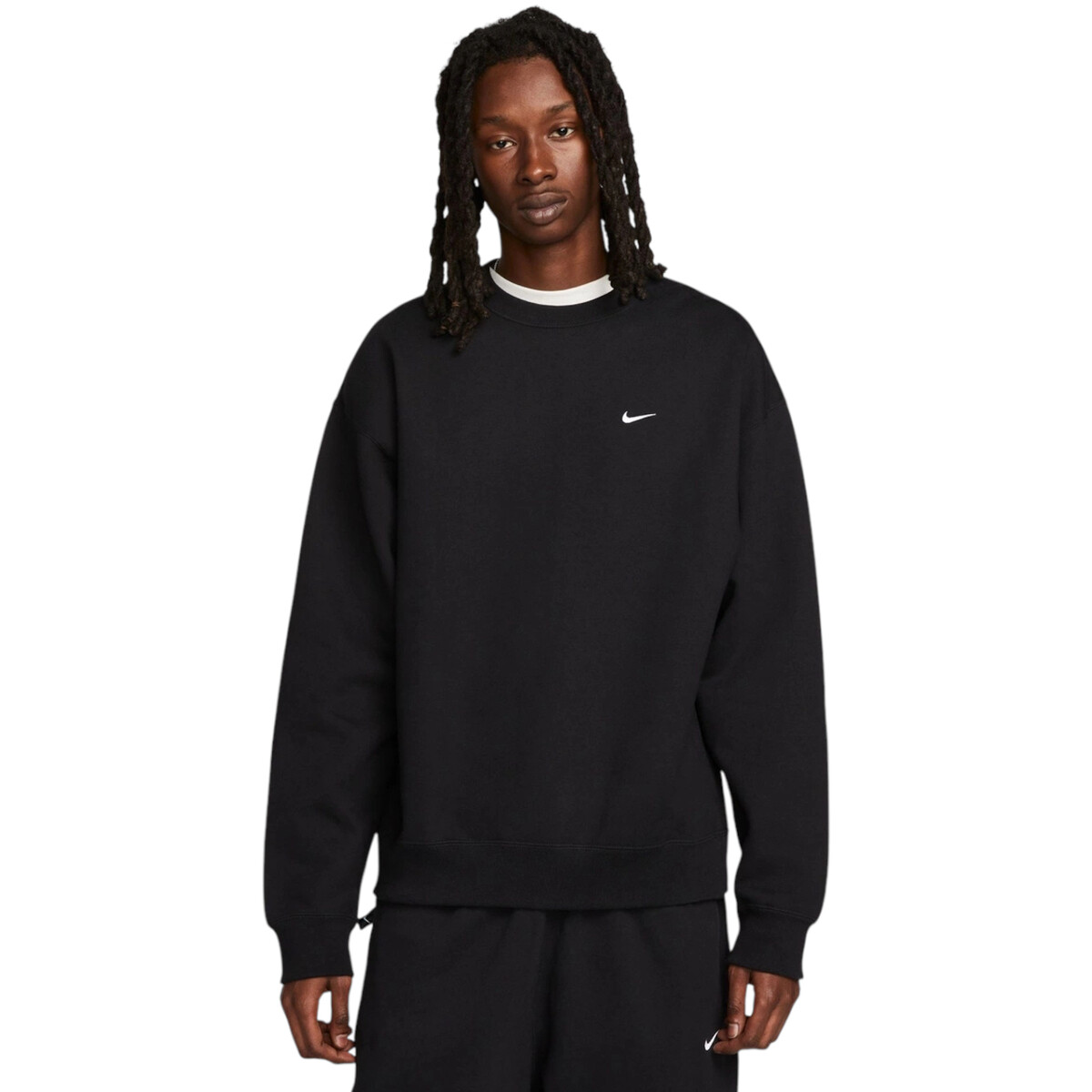 Nike  Solo Swoosh Fleece Crew  Černá