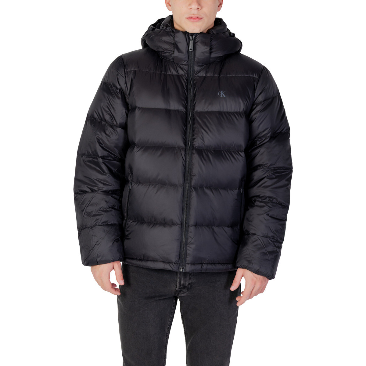 Calvin Klein Jeans  LS NYLON ZIP OFF HOO LV04RC518G  Černá