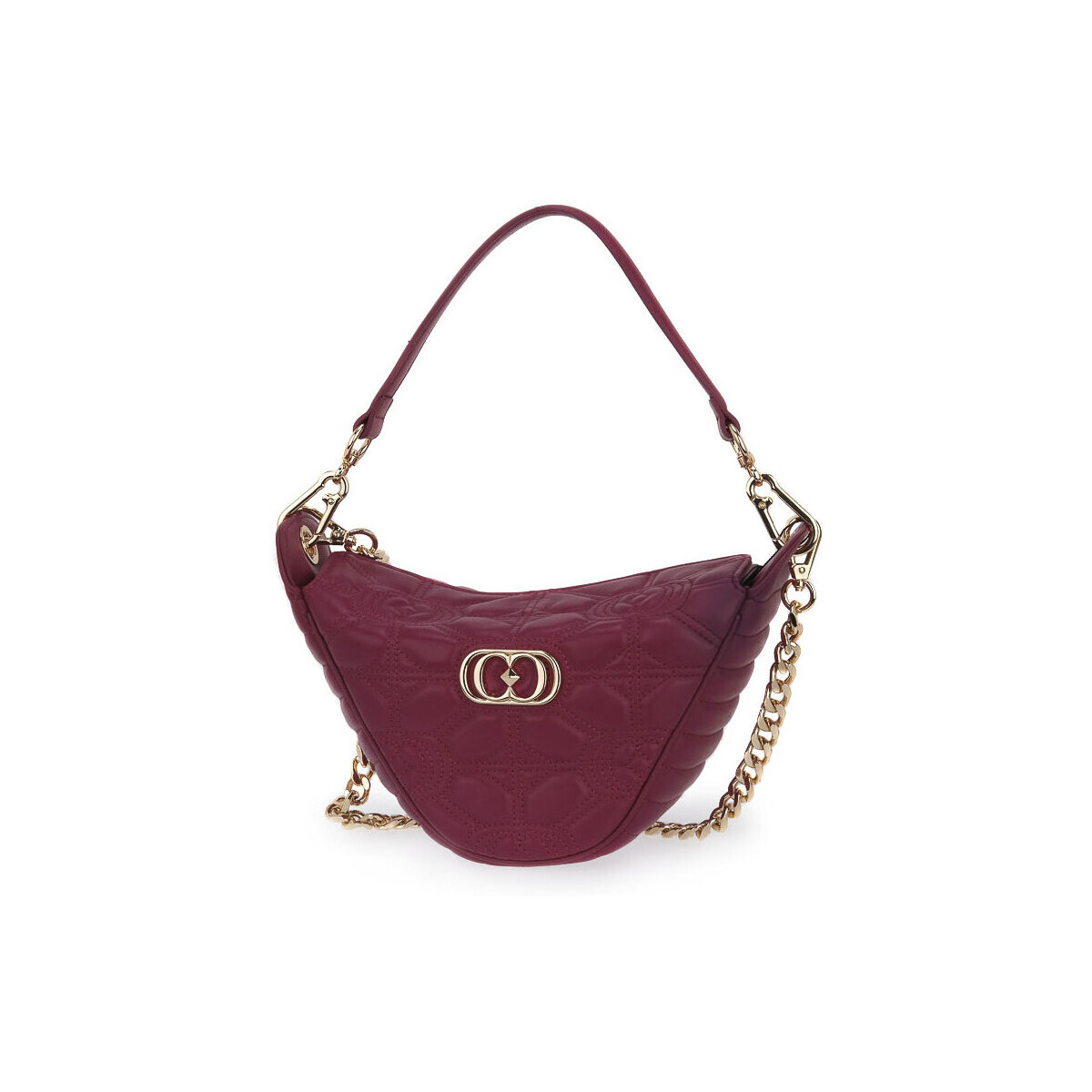 La Carrie  VIOLET STICH   SPOON SHOULDER BAG  Šedá