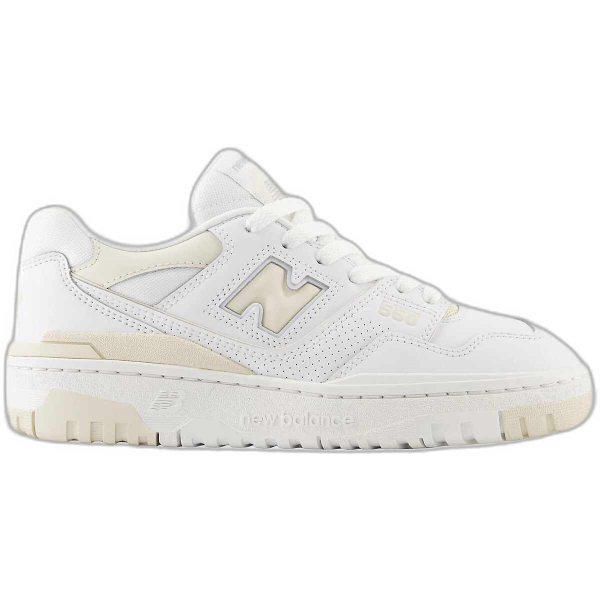 New Balance  550 White Cream Leather (GS)  Bílá
