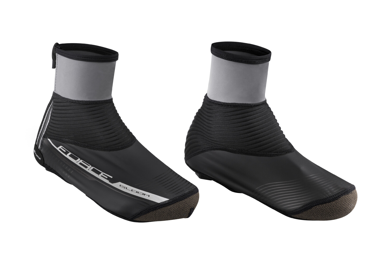 Návleky na tretry Force Gloom MTB - černé Velikost: L