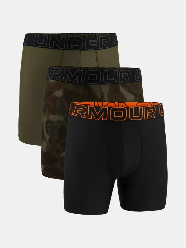 Under Armour Pánské boxerky UNDER ARMOUR PERFORMANCE TECH - PRINT 6in 3PK S 1383879-392