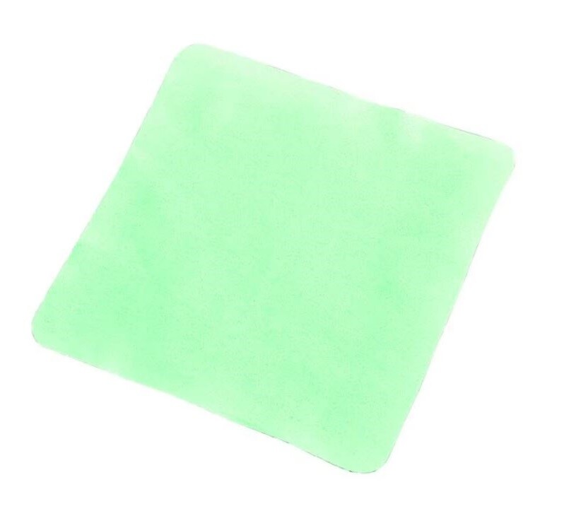 Hadřík na brýle z mikrovlákna - Zelený, 1 kus