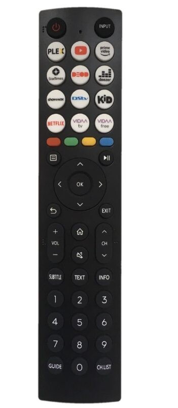 Eclipsera Náhradní dálkový ovladač EN2J36H pro Hisense Smart TV