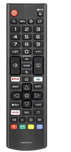 Eclipsera Náhradní dálkový ovladač AKB75675311 pro LG TV