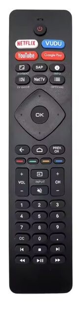 Eclipsera Náhradní dálkový ovladač NH800UP RF402A-V14 pro Philips TV