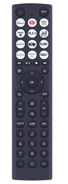 Eclipsera Náhradní dálkový ovladač ERF2B36H pro Hisense Smart TV