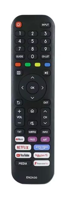 Eclipsera Náhradní dálkový ovladač EN2P30H pro Hisense Smart TV