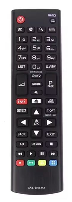 Eclipsera Náhradní dálkový ovladač AKB75375611 pro LG TV