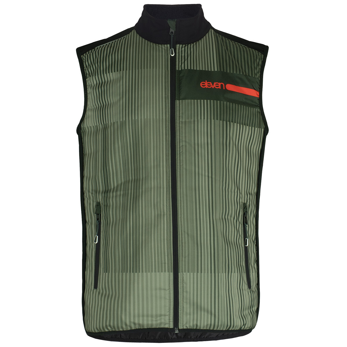 Pánská hybridní vesta Eleven Swift Olive Velikost: M