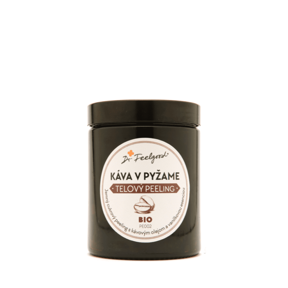 BIO tělový peeling KÁVA v PYŽAMU - 180 ml - Dr. Feelgood
