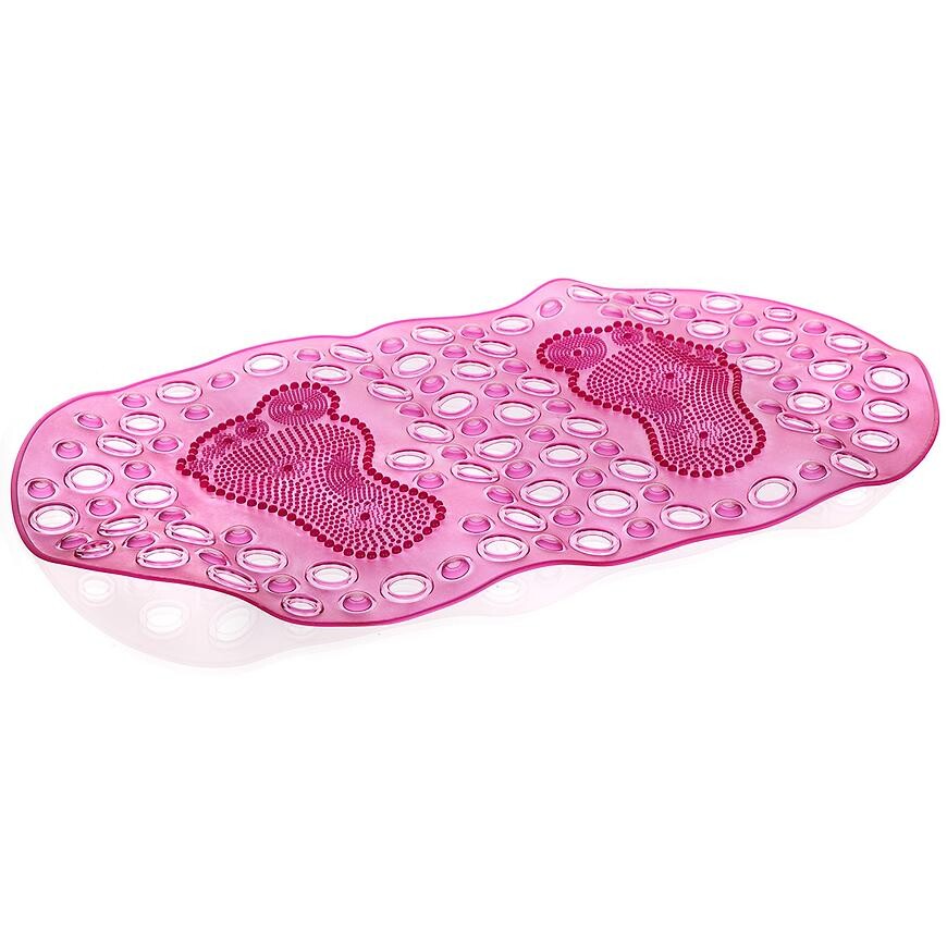Rohožka protiskluzová feets 67x35 cm růžová