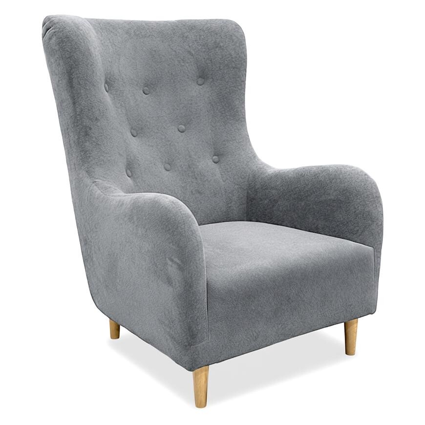 Křeslo Benetto Gerra 70 dr.oo/1 šedý