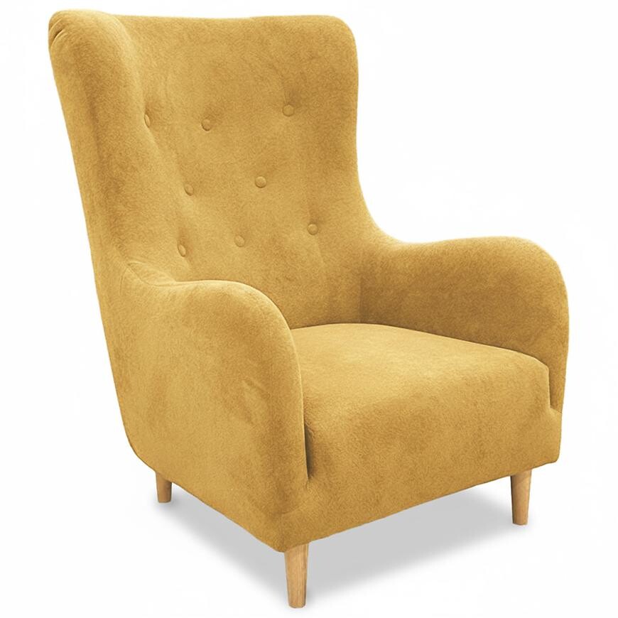 Křeslo Benetto Gerra 35 dr.oo/1 žlutý