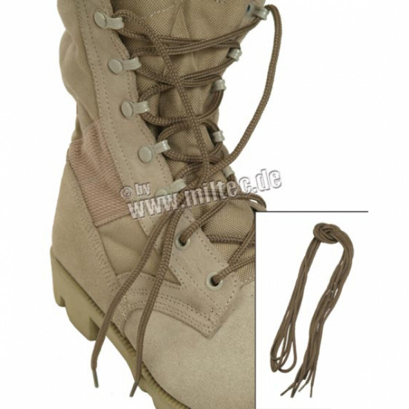 Tkaničky polyester Mil-Tec 140 cm 2 páry - coyote, 140