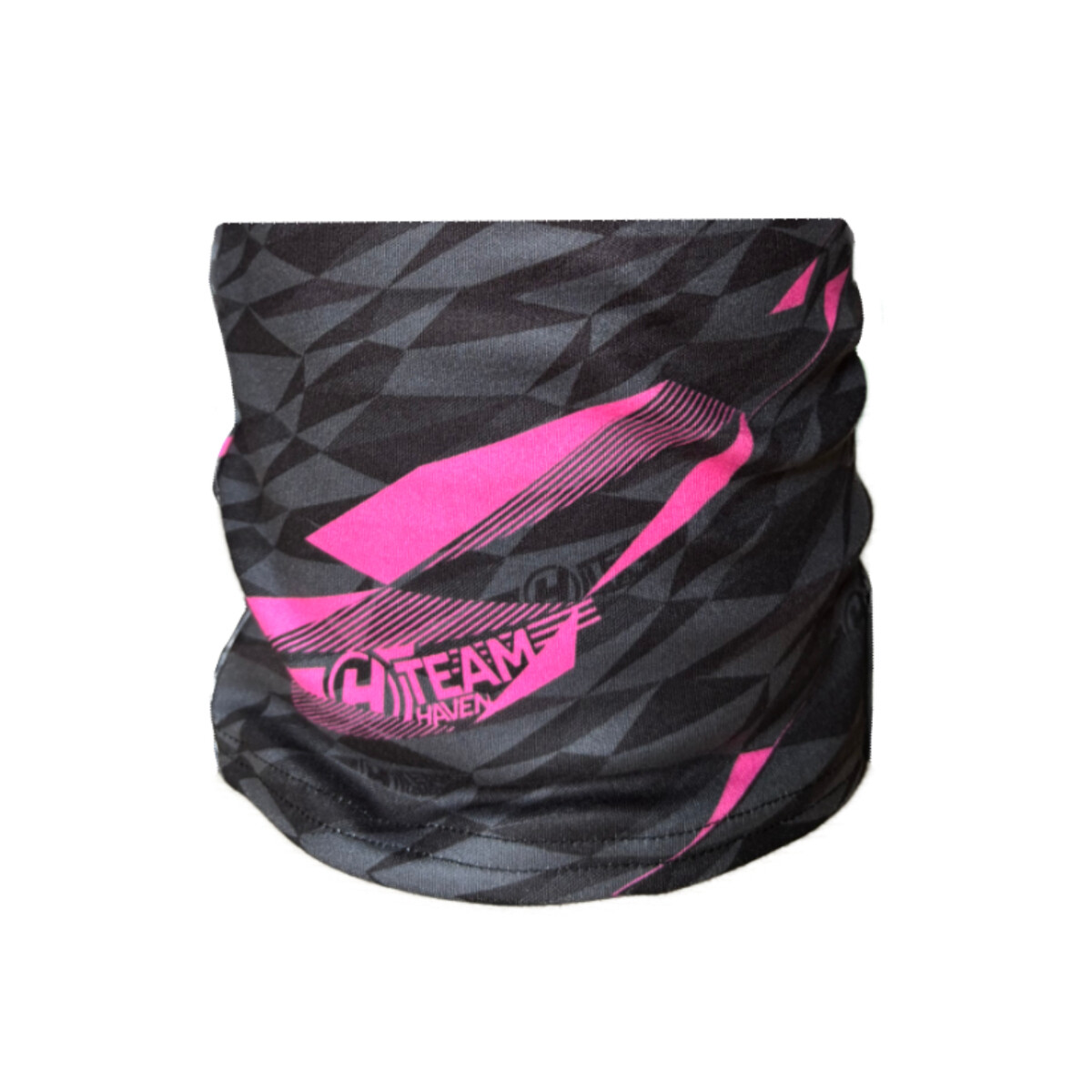 Šátek (nákrčník) tunel Haven Team Icy - černý-růžový