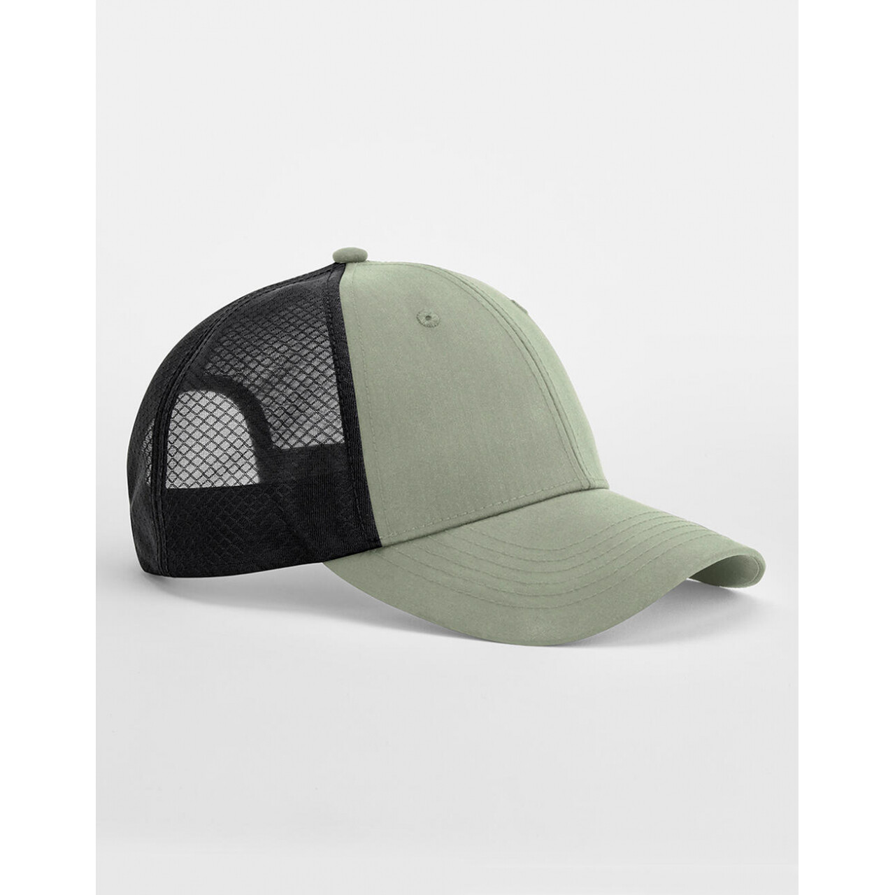 Kšiltovka Beechfield Technical Mesh Trucker - šedá-černá