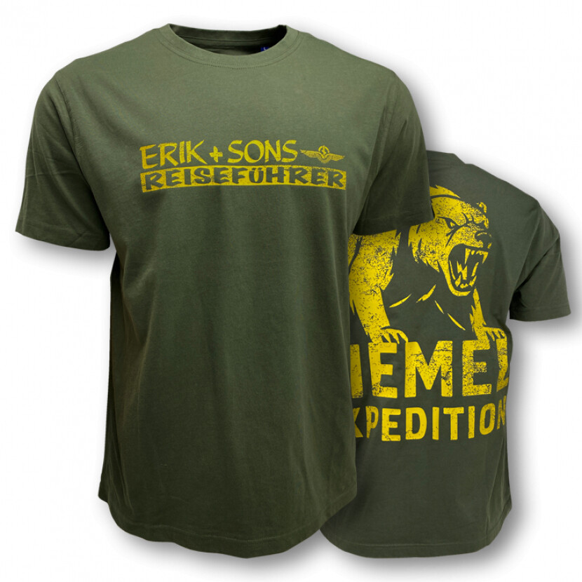 Triko Erik and Sons VikingMemel - olivové, 4XL