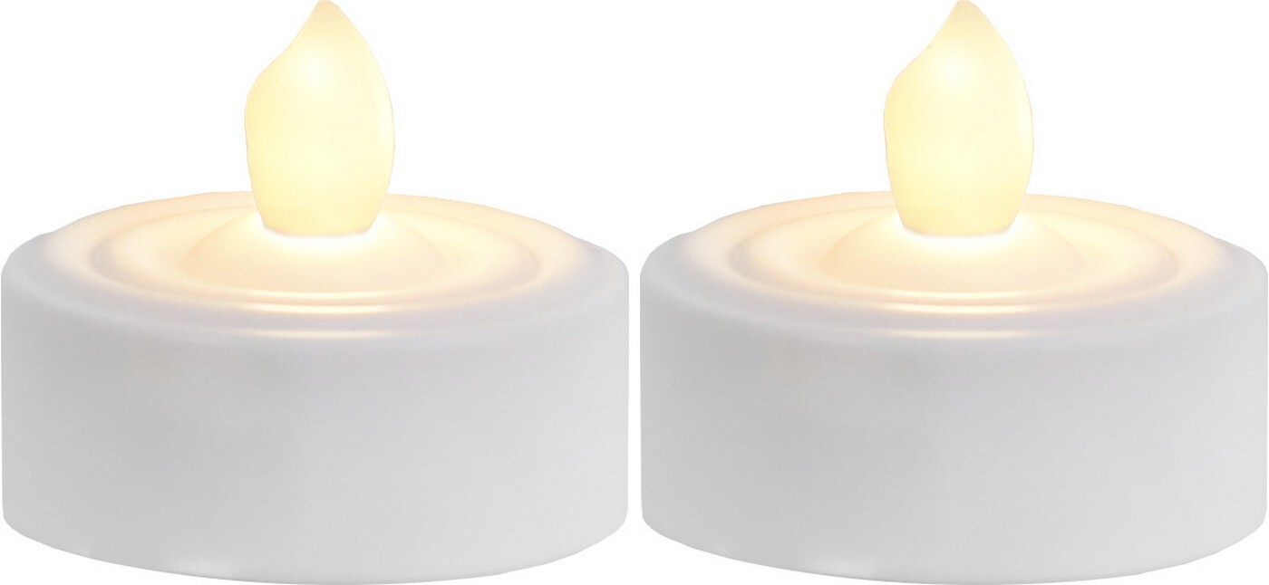 Sada 2 ks LED čajových svíček Star Trading Paulo - bílá