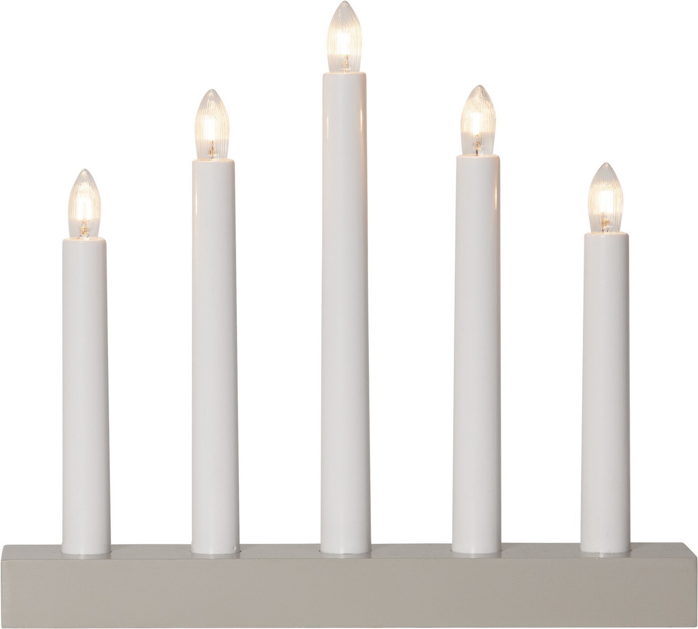 Adventní svícen výška 24 cm Star Trading Inez - béžový