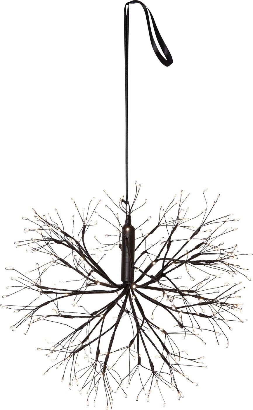 Závěsná LED dekorace průměr 40 cm Star Trading Stardust - černá