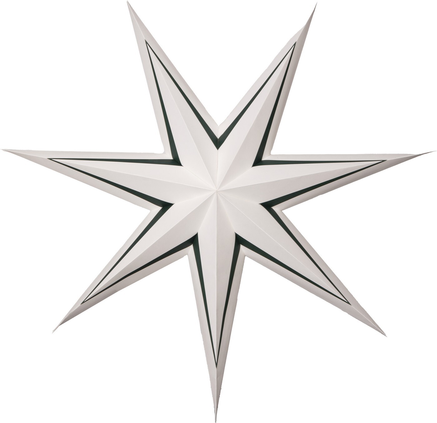 Papírová hvězda průměr 60 cm Star Trading Stripe - zelená