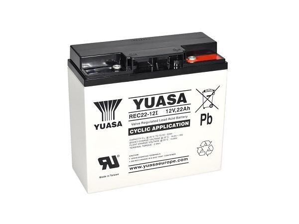 Baterie YUASA REC22-12I (12V; 22Ah; cyklická)