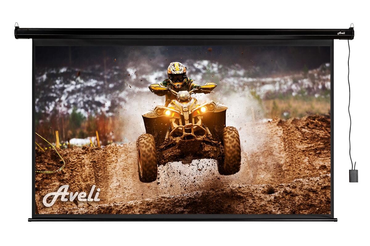 Elektrické projekční plátno AVELI, 265x149 (16:9) 120