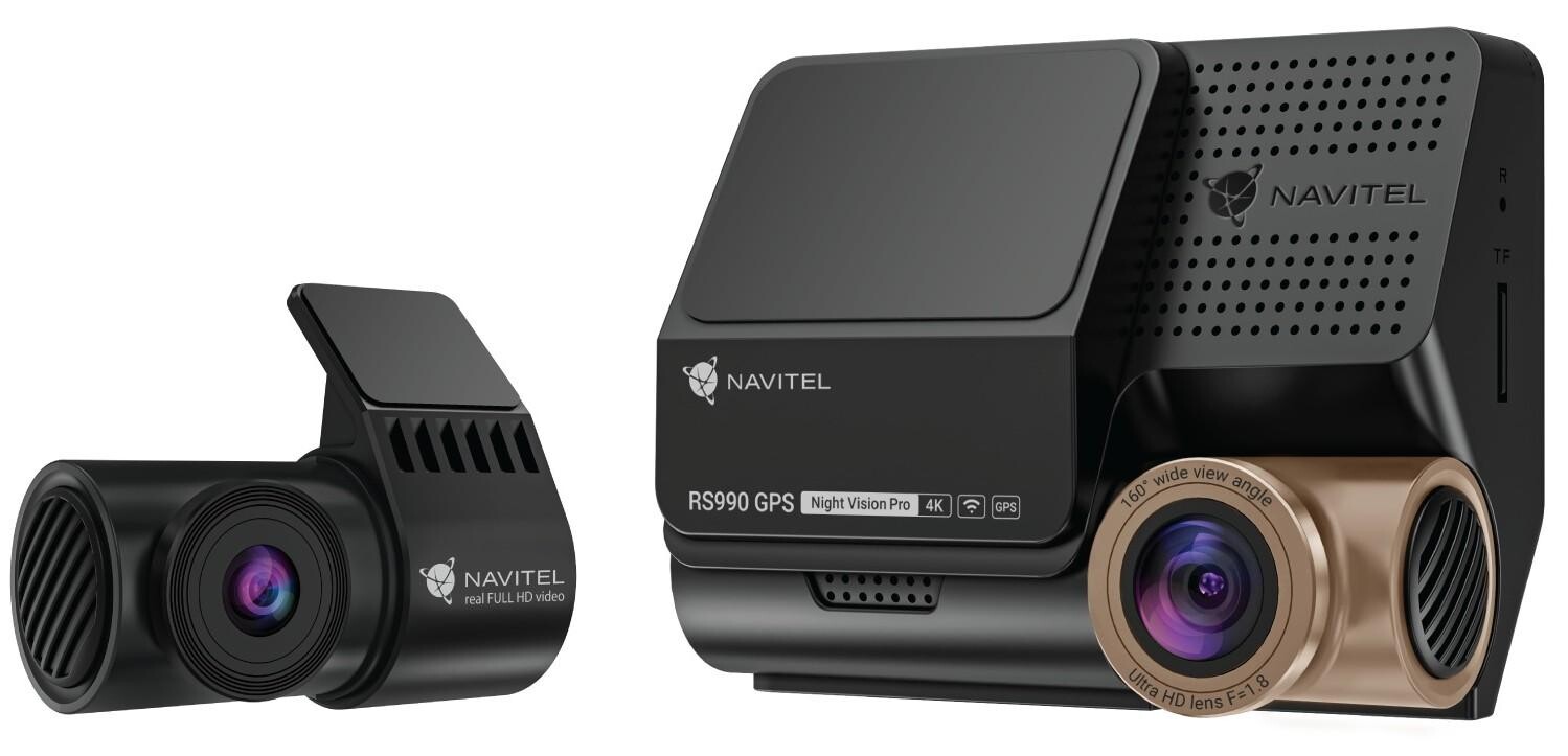 NAVITEL RS990 s rozlišením 4K hlasovým ovládáním a GPS