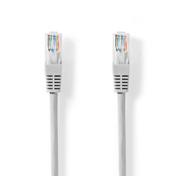 Nedis CCGL85230GY50 - Síťový Kabel CAT6 | RJ45 Zástrčka | RJ45 Zástrčka | U/UTP | 5.00 m | Kulatý | PVC | Šedá | Label