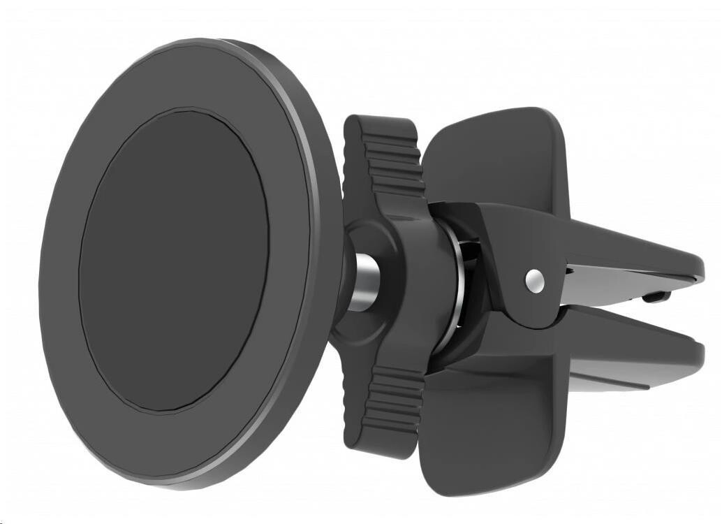 WG - Držák do auta WG 38, univerzální, magnetický, kulatý, černá