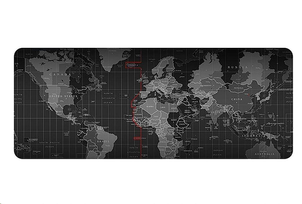 WG - Podložka pod myš WG1 / mapa světa / 300x750mm