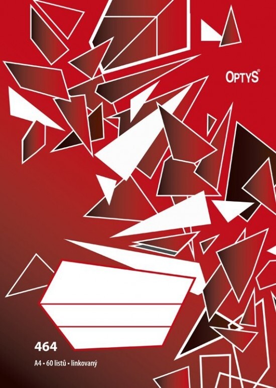 Školní sešit 464 - Optys - A4, linkovaný, 60 listů - 1750